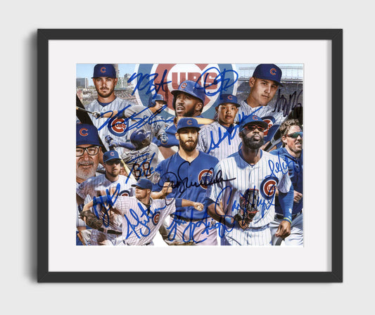Chicago Baseball - 2016 Series Champions 8x10 Canvas baseball wall art