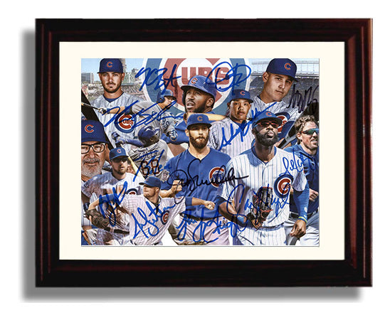 Chicago Cubs - 2016 Series Champions Baseball Wall Art 8x10 Beveled Frame wall art print – Baseball Wall Art decor