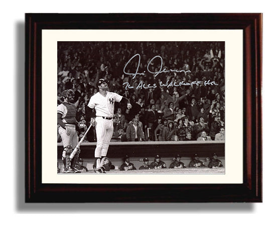 Chris Chambliss - ALCS Walk - Off Home Run Baseball Wall Art 8x10 Beveled Frame wall art print – Baseball Wall Art decor