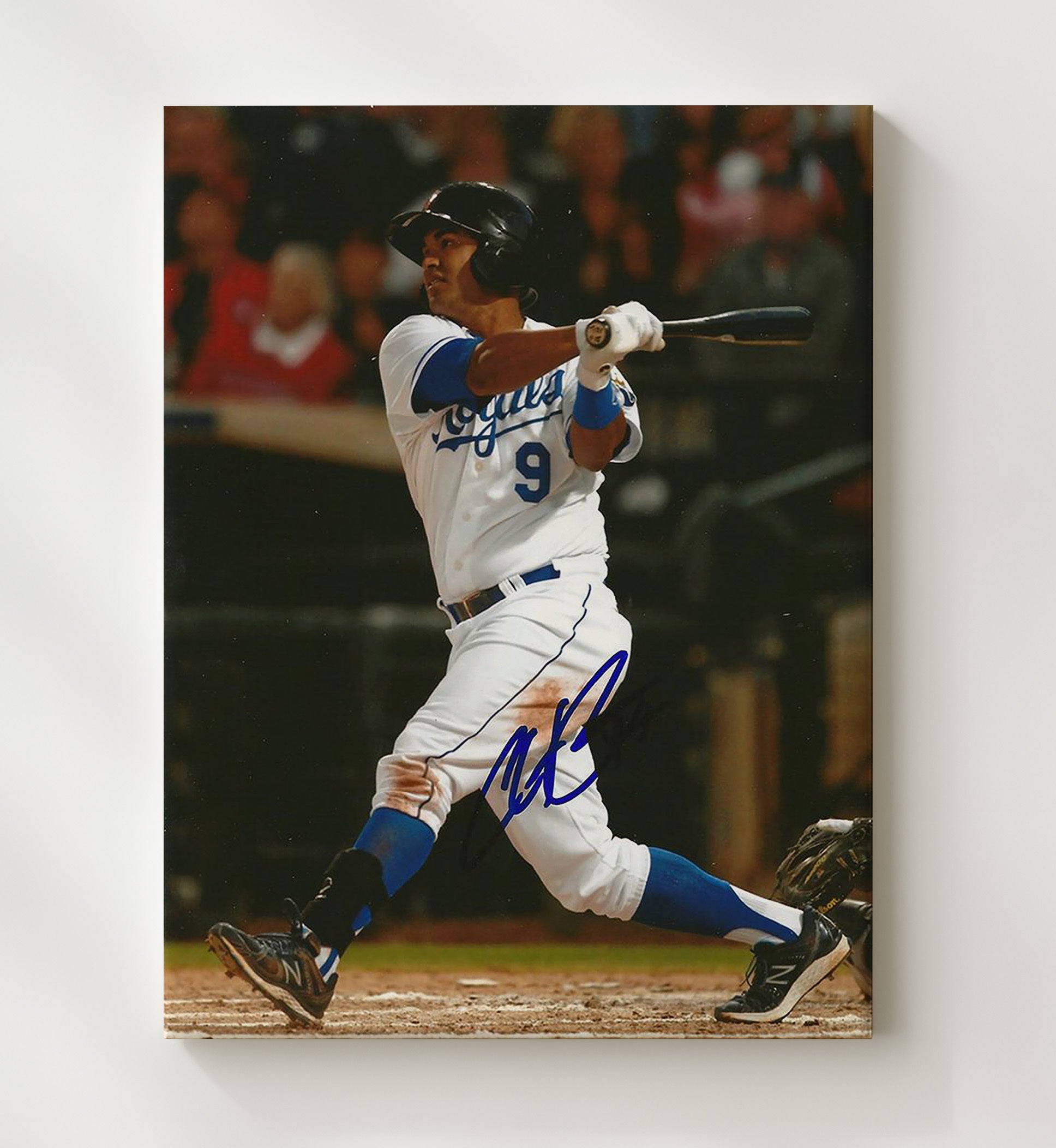 Christian Colon - Kansas City baseball Series contributor Wall Art 20x24 Canvas wall art print – Baseball Wall Art decor