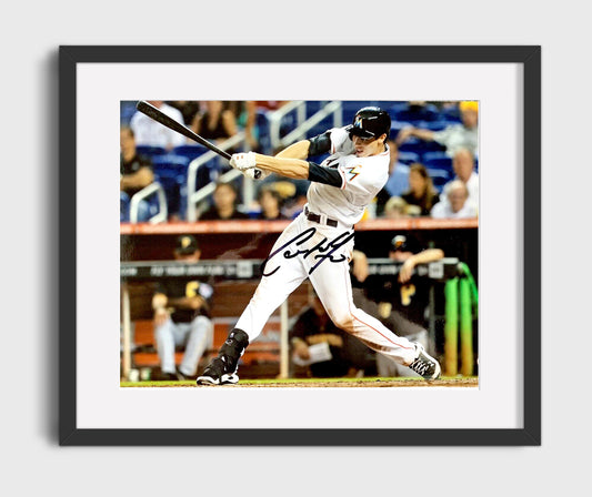 Christian Yelich - Power Swing Action 8x10 Canvas baseball wall art