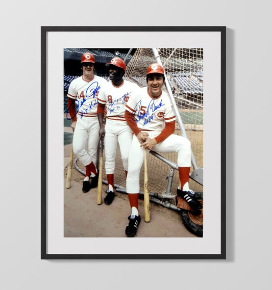 Cincinnati Legends Big Red Machine Trio 8x10 Canvas baseball wall art