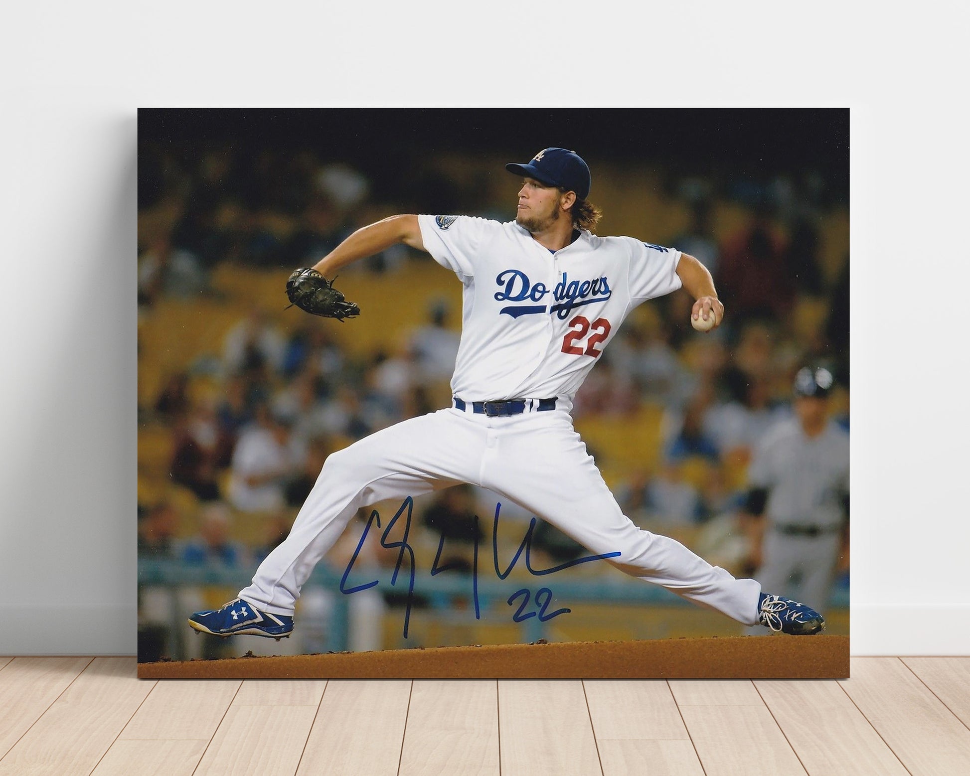Clayton Kershaw - Dodgers Ace Delivery Baseball Wall Art 16x20 Unframed Print wall art print – Baseball Wall Art decor