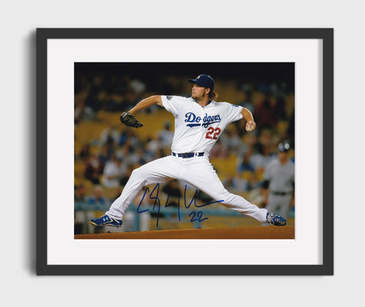Clayton Kershaw - Dodgers Ace Delivery 8x10 Canvas baseball wall art