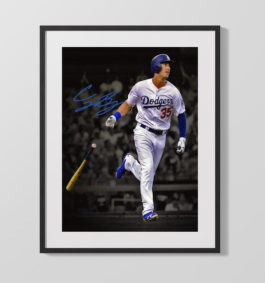 Cody Bellinger - Los Angeles baseball MVP outfielder 8x10 Canvas baseball wall art
