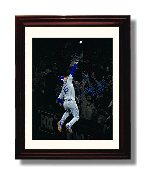 Cody Bellinger - Los Angeles baseball franchise star Wall Art 8x10 Beveled Frame wall art print – Baseball Wall Art decor