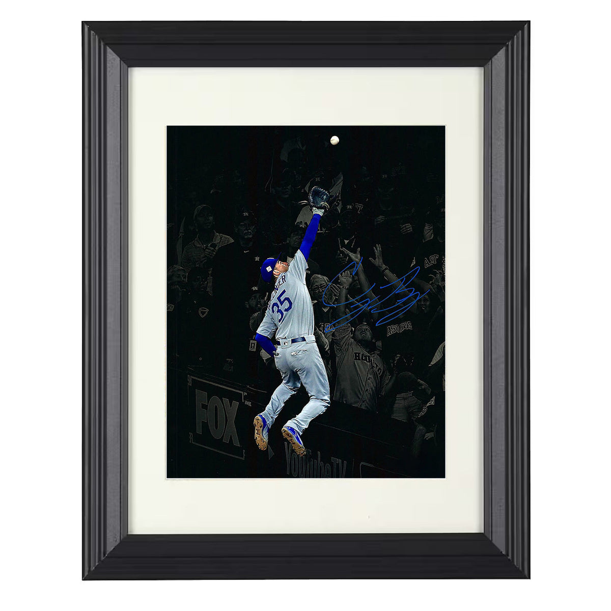 Cody Bellinger - Los Angeles baseball franchise star 8x10 Beveled Frame baseball wall art