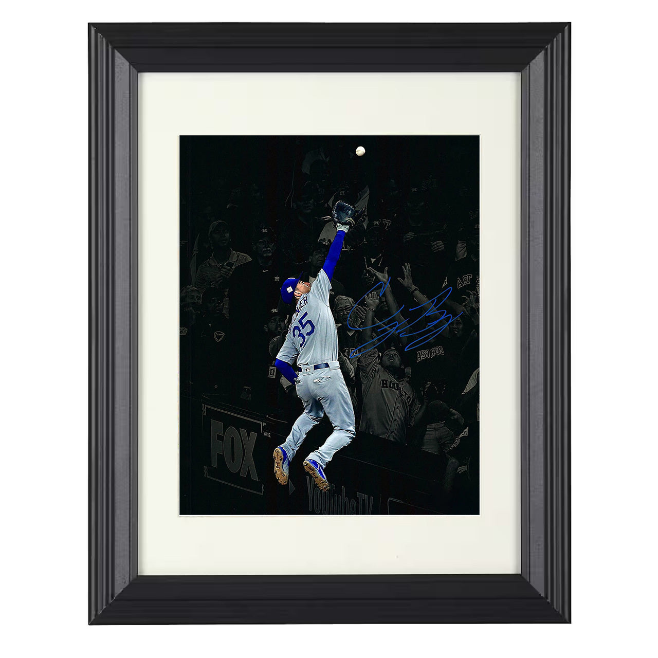 Cody Bellinger - Los Angeles baseball franchise star 8x10 black beveled framed baseball wall art