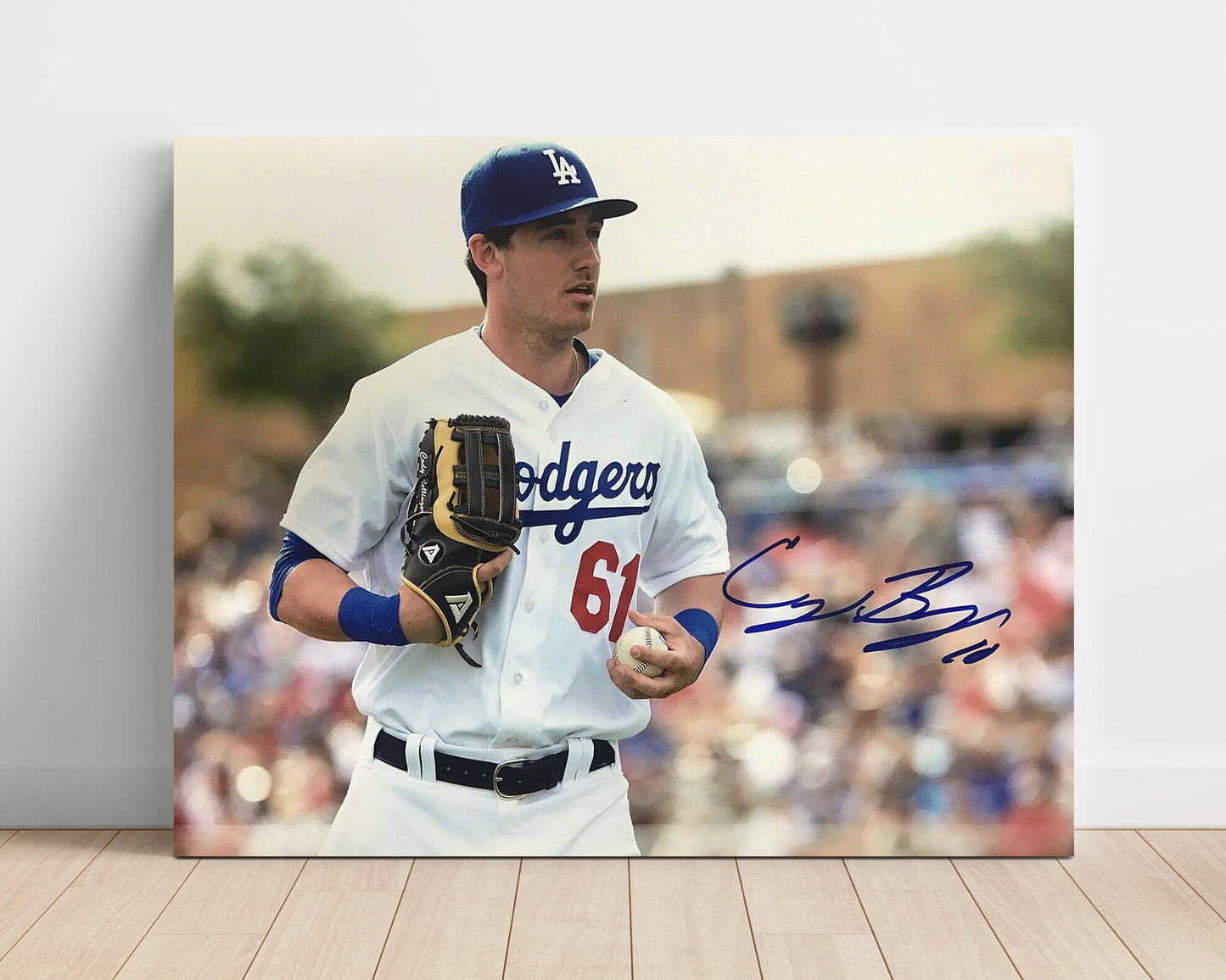 Cody Bellinger - Power Swing Baseball Wall Art 16x20 Unframed Print wall art print – Baseball Wall Art decor