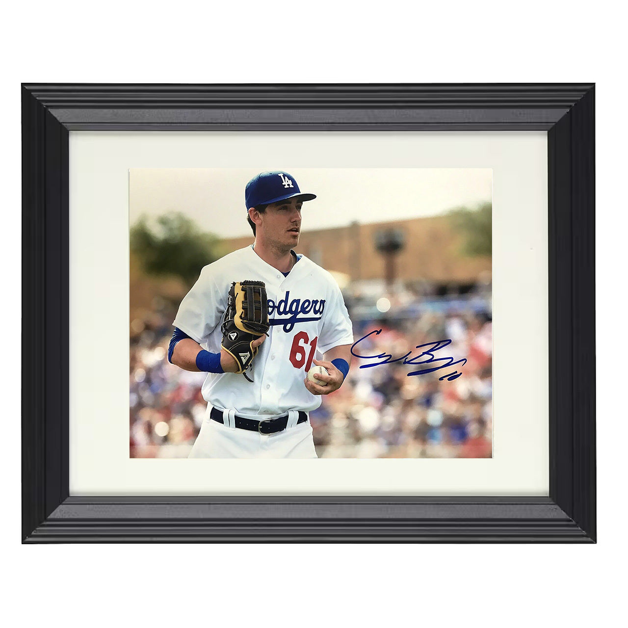 Cody Bellinger - Power Swing 8x10 black beveled framed baseball wall art