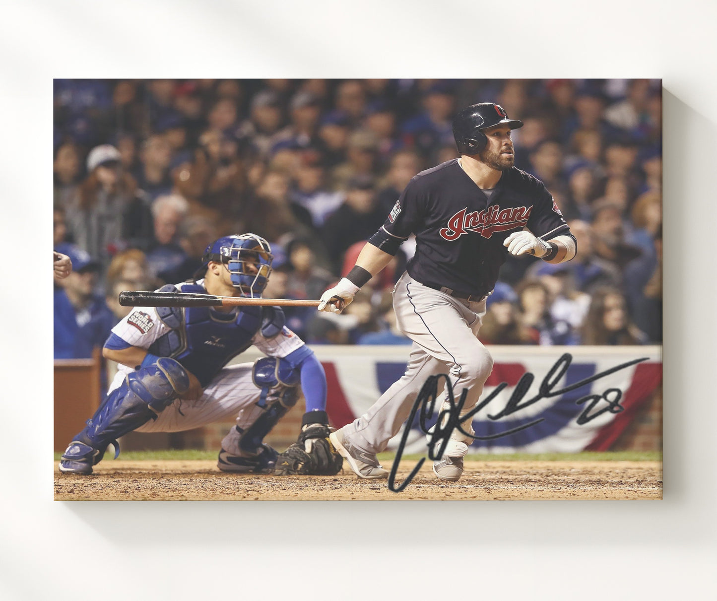 Corey Kluber - Cleveland Ace Era Baseball Wall Art 20x24 Canvas wall art print – Baseball Wall Art decor