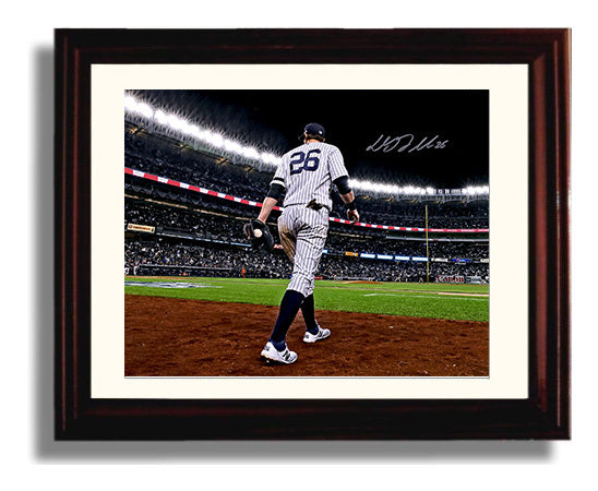 DJ LeMahieu - Signed Game Action Baseball Wall Art 8x10 Beveled Frame wall art print – Baseball Wall Art decor