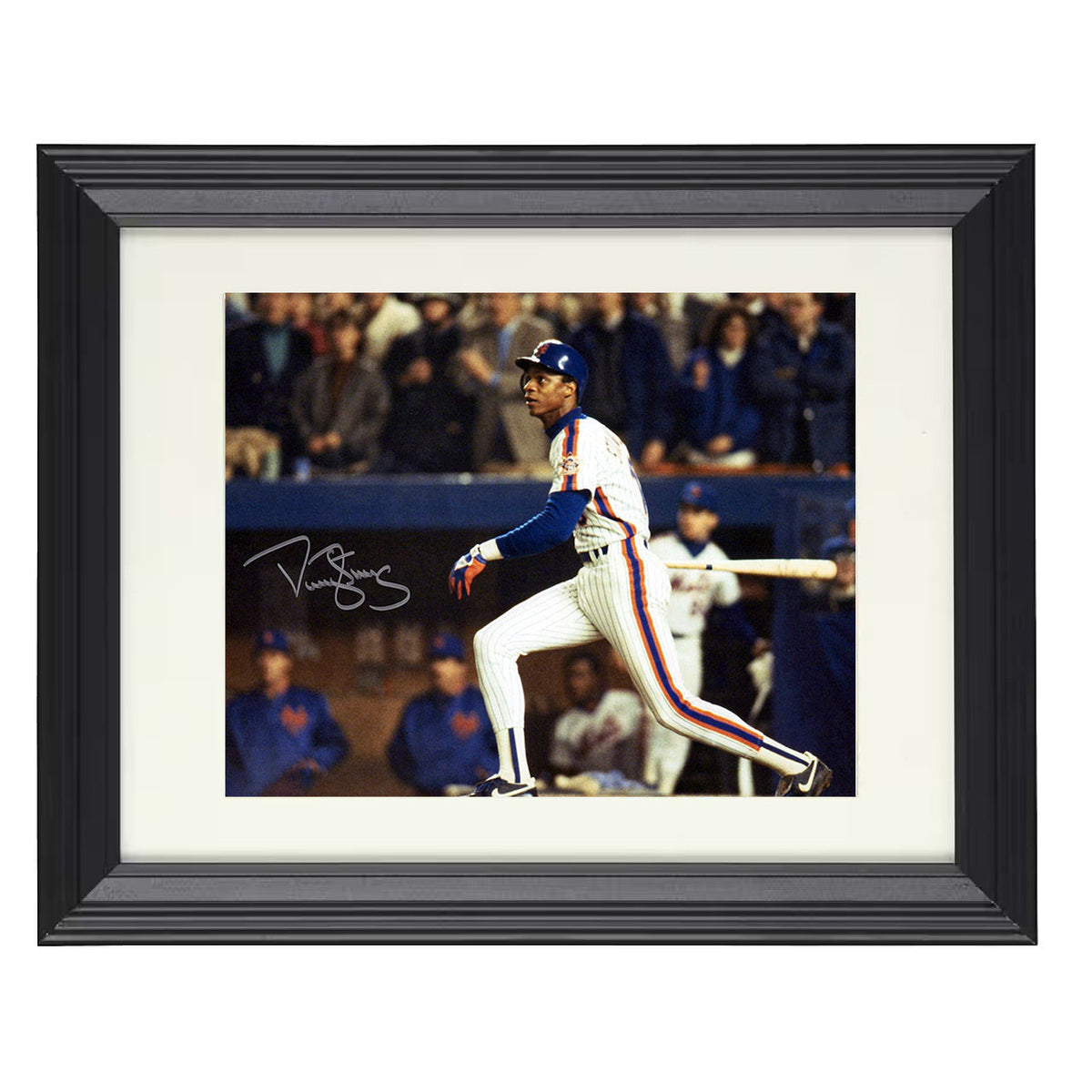 Darryl Strawberry - 1986 Series Swing 8x10 Beveled Frame baseball wall art