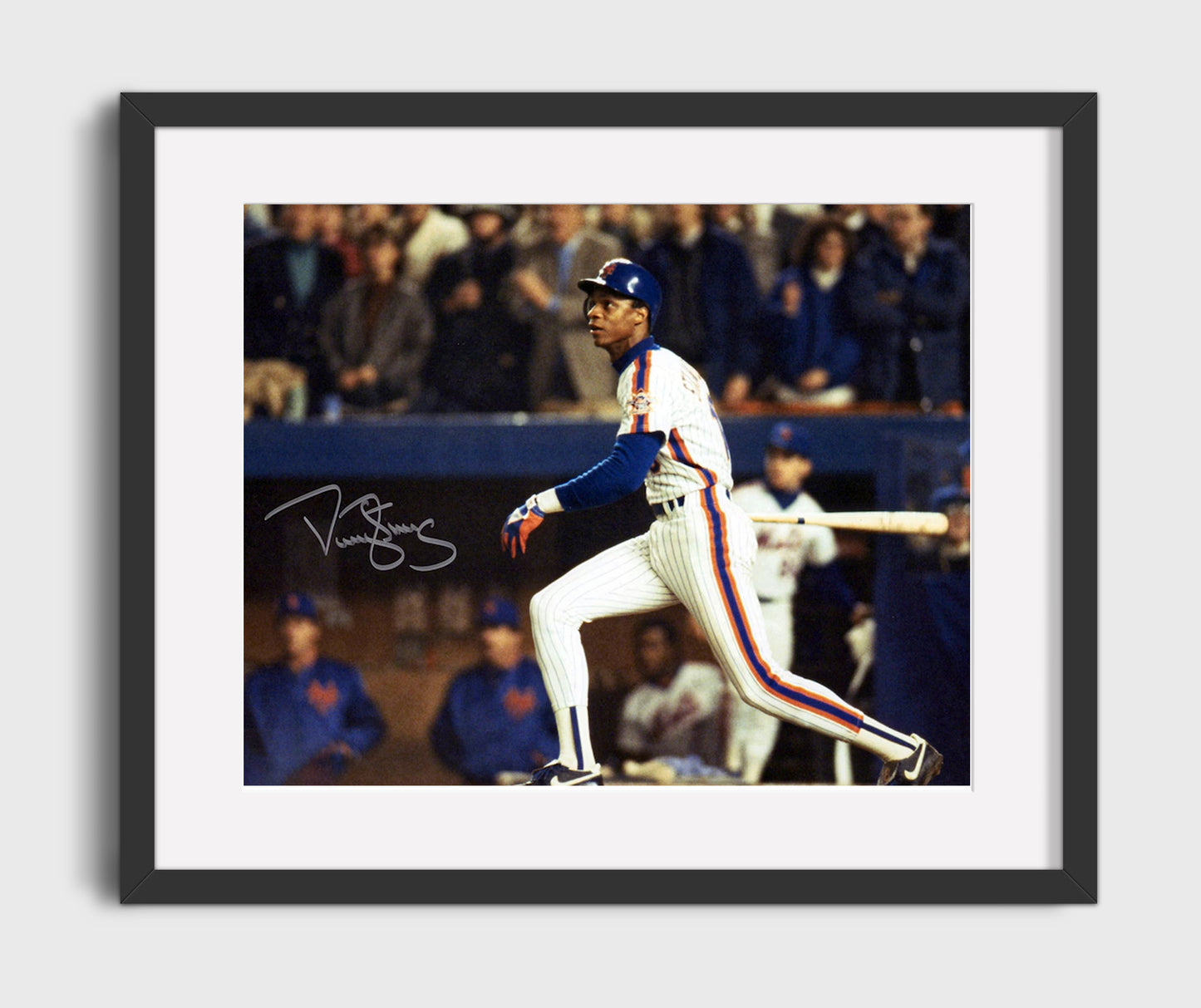 Darryl Strawberry - 1986 Series Swing Baseball Wall Art 16x20 Gallery Frame wall art print – Baseball Wall Art decor