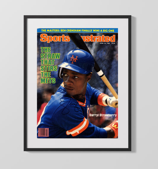 Darryl Strawberry - Batting Stance 1984 SI Cover 8x10 Canvas baseball wall art