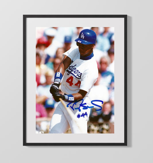 Darryl Strawberry - New York Baseball Power Hitter 8x10 Canvas baseball wall art
