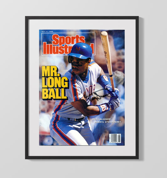Darryl Strawberry - New York Baseball Slugger 1988 SI Cover 8x10 Canvas baseball wall art