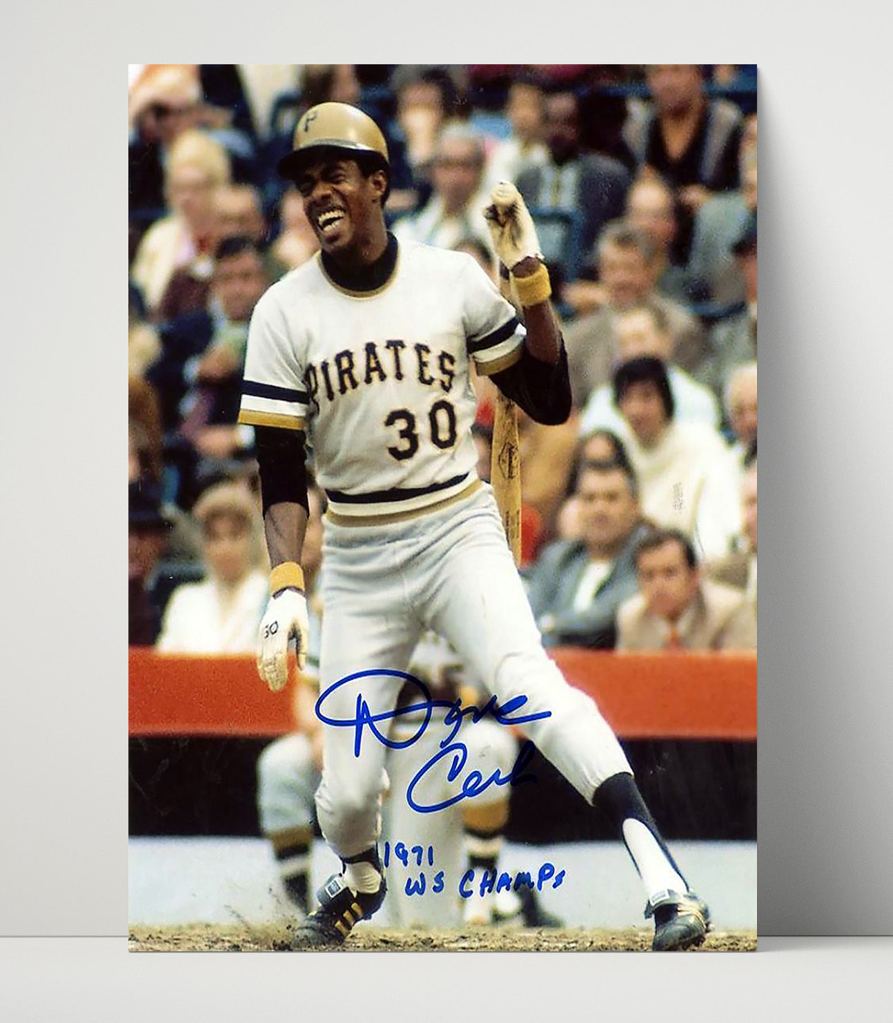 Dave Cash - Pittsburgh Baseball 1971 World Champions Wall Art 16x20 Unframed Print wall art print – Baseball Wall Art decor