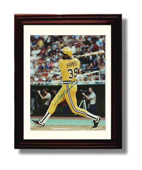 Dave Parker - Pittsburgh Baseball Slugger 39 Wall Art 8x10 Beveled Frame wall art print – Baseball Wall Art decor