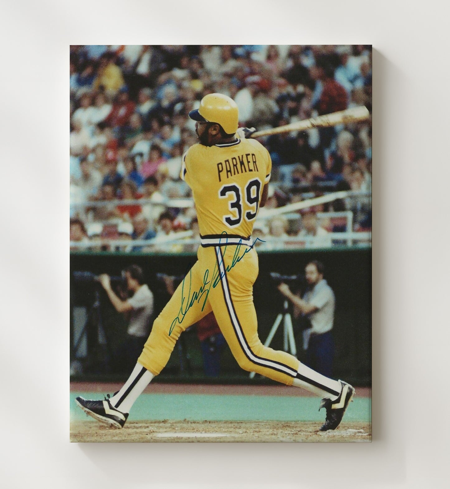 Dave Parker - Pittsburgh Baseball Slugger 39 Wall Art 20x24 Canvas wall art print – Baseball Wall Art decor
