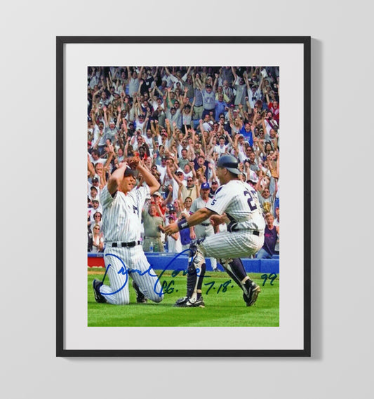 David Cone - New York Baseball Perfect Game 1999 8x10 Canvas baseball wall art