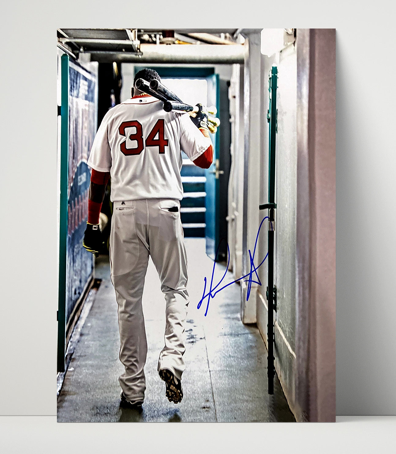 David Ortiz - Boston Baseball Farewell Era Slugger Wall Art 16x20 Unframed Print wall art print – Baseball Wall Art decor