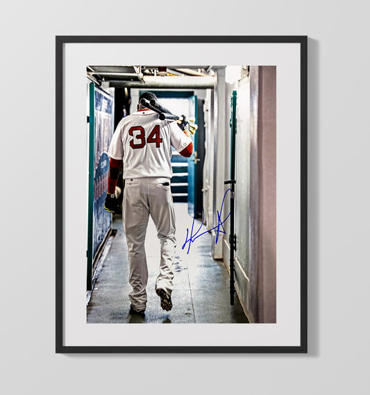 David Ortiz - Boston Baseball Farewell Slugger 8x10 Canvas baseball wall art