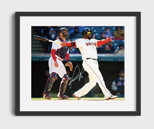 David Ortiz - Home Run Follow Through 8x10 Canvas baseball wall art