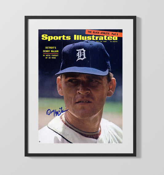 Denny McLain - Detroit Baseball 1968 SI Cover 8x10 Canvas baseball wall art