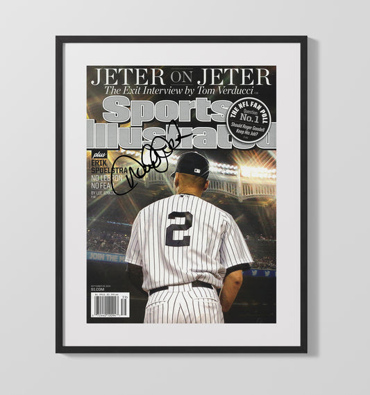 Derek Jeter - Exit Interview SI Cover 2014 8x10 Canvas baseball wall art