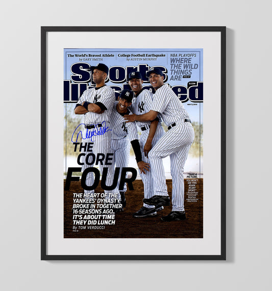 Derek Jeter - New York Baseball Core Four SI Cover 2010 8x10 Canvas baseball wall art