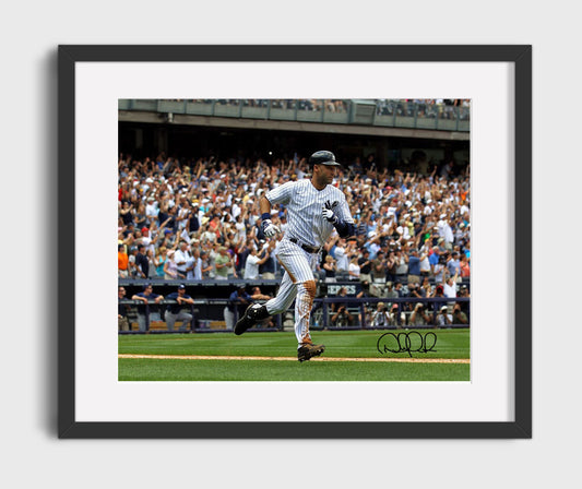 Derek Jeter - Running the Bases Celebration 8x10 Canvas baseball wall art