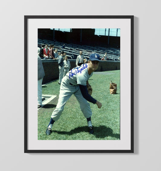 Don Drysdale - Los Angeles Baseball Power Pitcher 8x10 Canvas baseball wall art
