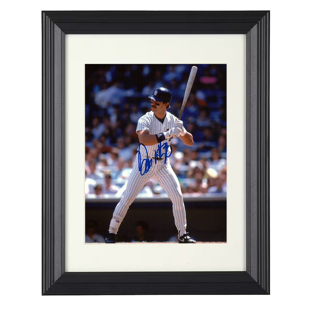 Don Mattingly - At the Plate 8x10 Beveled Frame baseball wall art