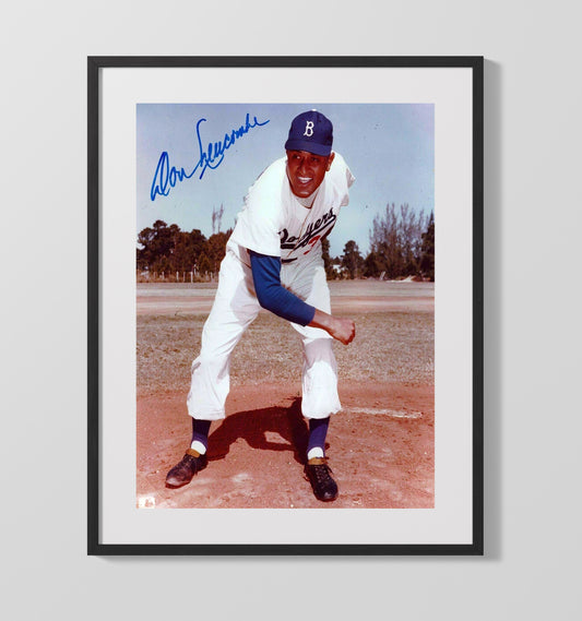 Don Newcombe - Fielding Pose 8x10 Canvas baseball wall art