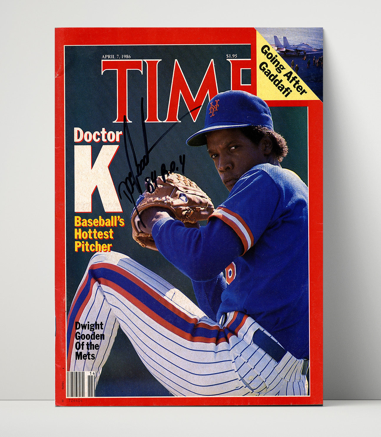 Dwight Gooden - Doctor K Dominance SI Cover 1985 Baseball Wall Art 16x20 Unframed Print wall art print – Baseball Wall Art decor
