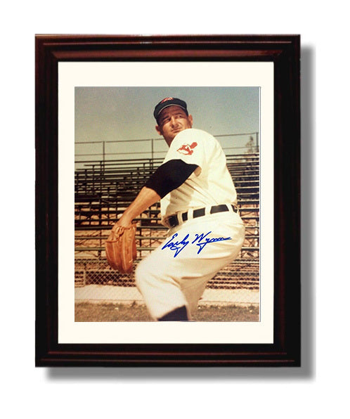 Early Wynn - Cleveland baseball Hall of Fame pitcher Wall Art 8x10 Beveled Frame wall art print – Baseball Wall Art decor