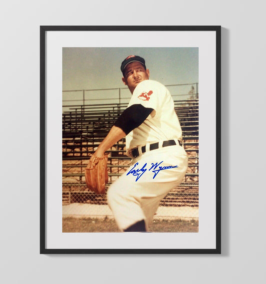 Early Wynn - Cleveland baseball Hall of Fame pitcher 8x10 Canvas baseball wall art