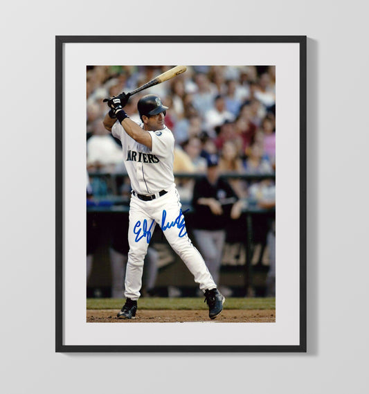 Edgar Martinez - Seattle baseball Hall of Fame designated hitter 8x10 Canvas baseball wall art