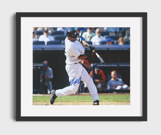Eduardo Nunez - Full Swing Follow Through 8x10 Canvas baseball wall art