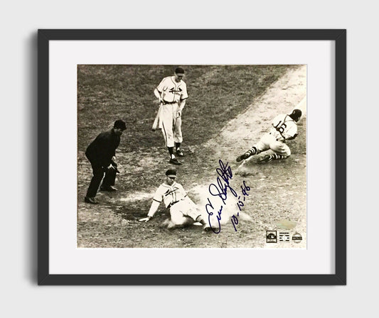 Enos Slaughter - Series Mad Dash at Home 8x10 Canvas baseball wall art