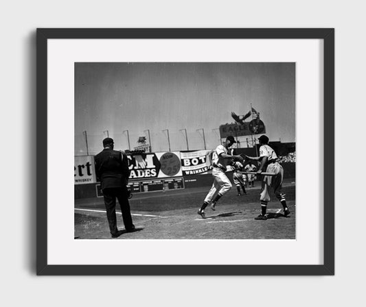 Fenway Park - Classic Grandstand Scene 8x10 Canvas baseball wall art