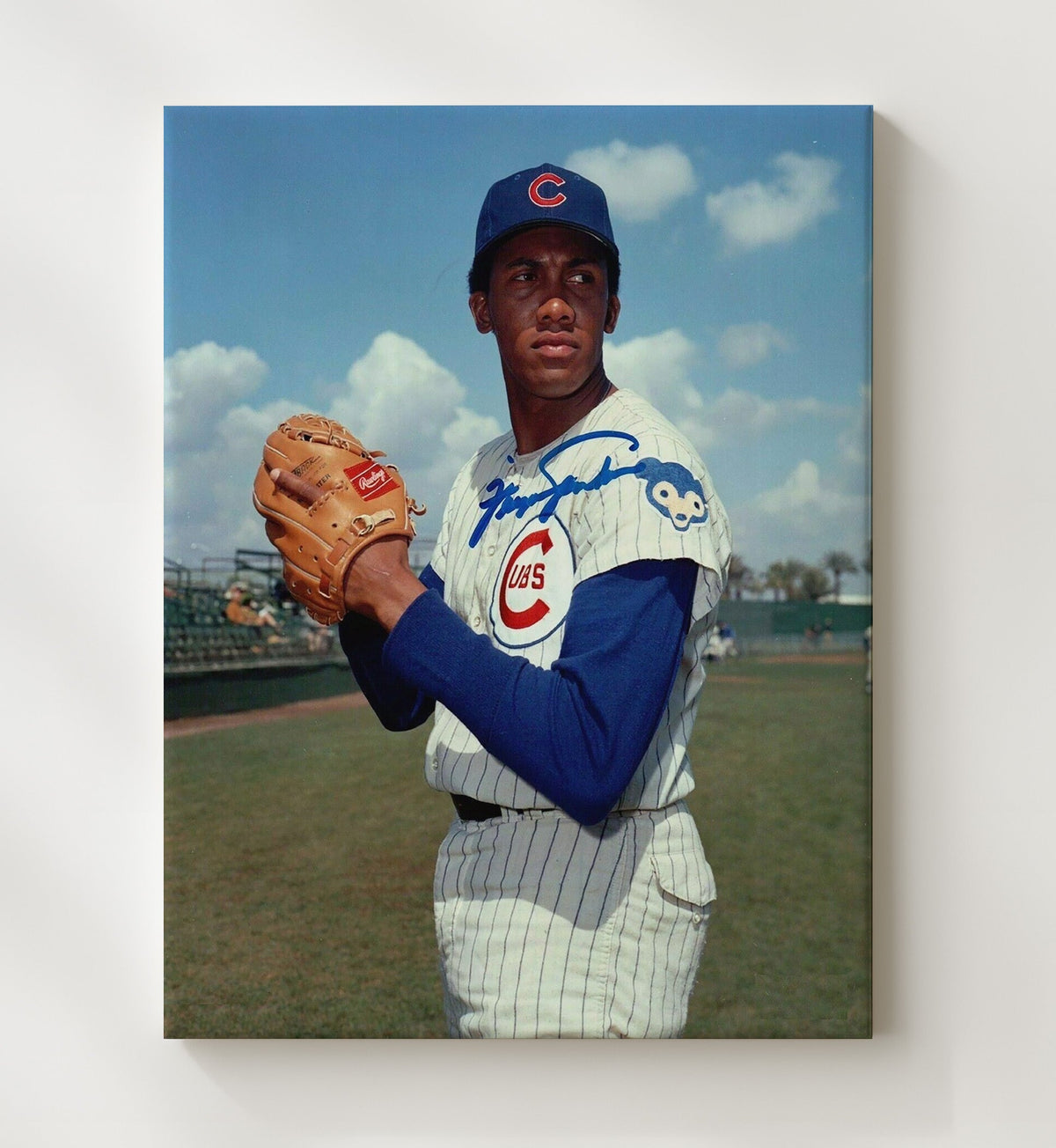 Fergie Jenkins - Chicago baseball Hall of Fame ace 8x10 Canvas baseball wall art