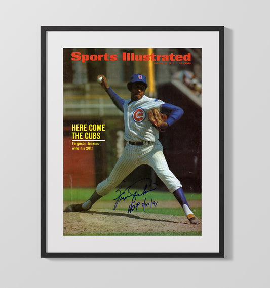 Fergie Jenkins - Pitching Motion SI Cover 8x10 Canvas baseball wall art
