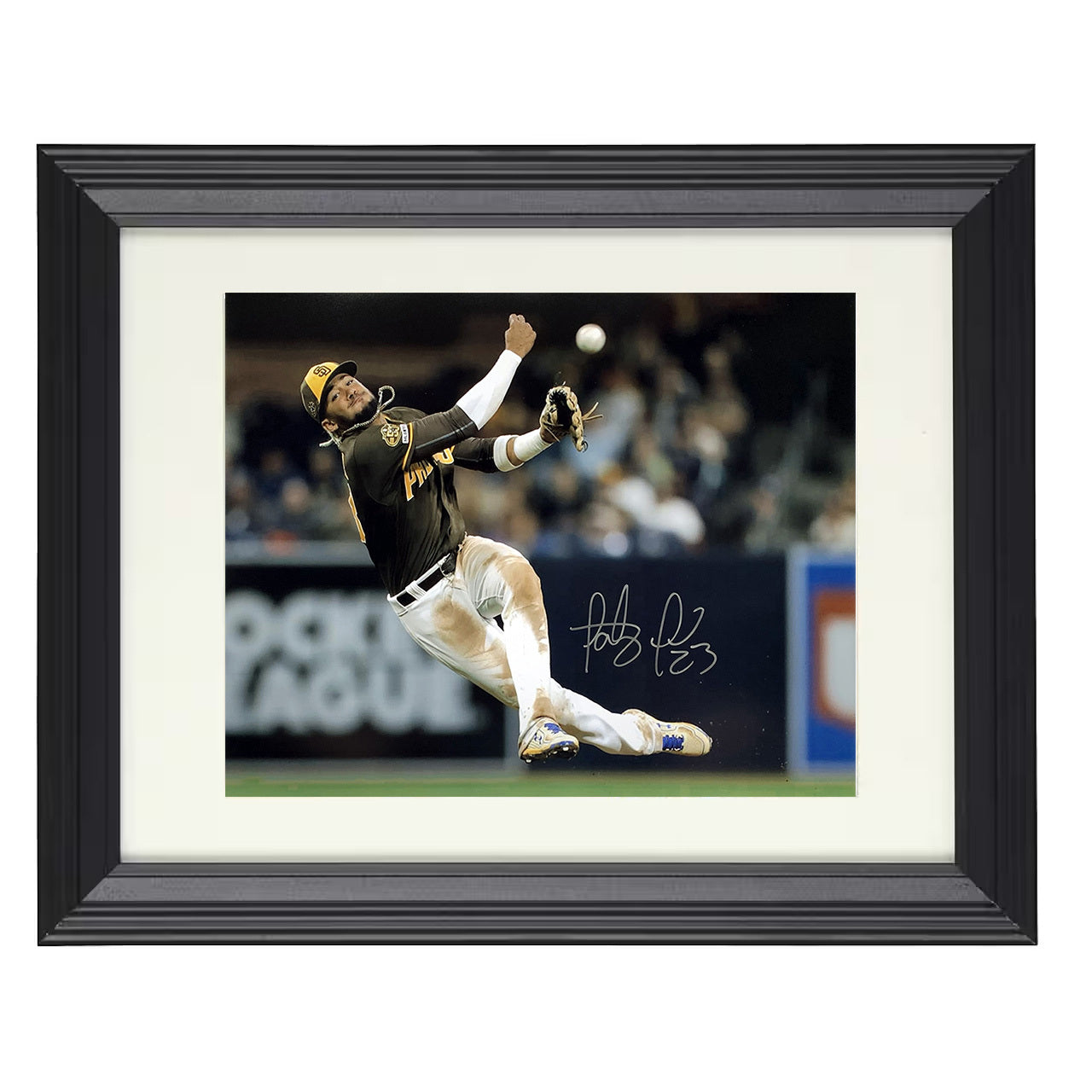 Fernando Tatis Jr - Pitching Motion 8x10 black beveled framed baseball wall art