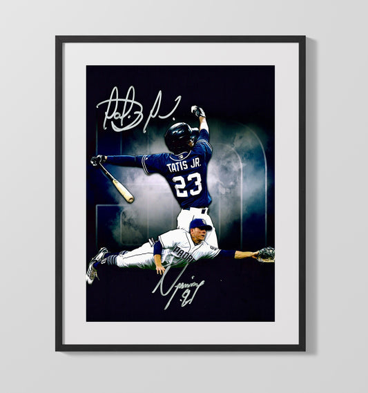 Fernando Tatis Jr - San Diego baseball franchise star 8x10 Canvas baseball wall art