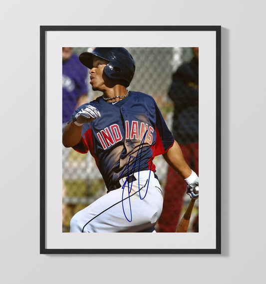 Francisco Lindor - Cleveland baseball All - Star infielder 8x10 Canvas baseball wall art