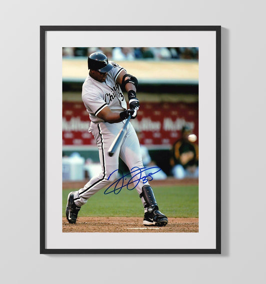 Frank Thomas - Chicago baseball Hall of Fame slugger 8x10 Canvas baseball wall art