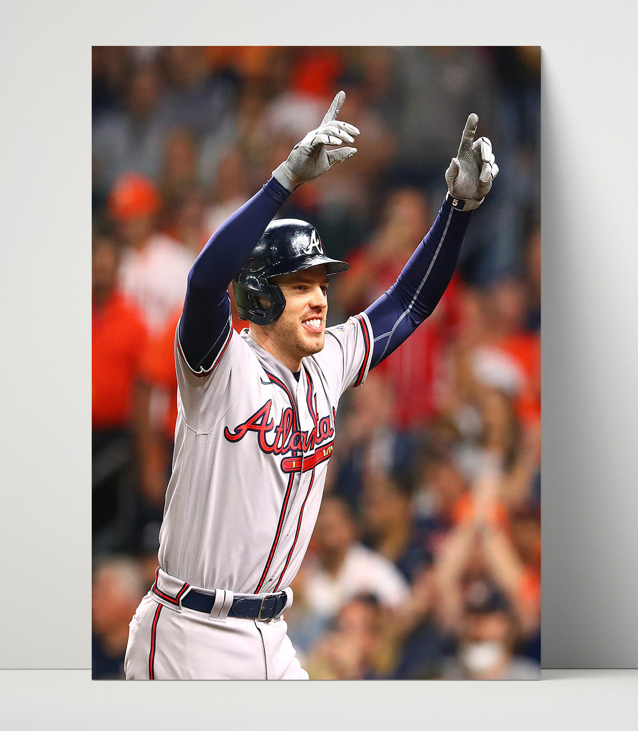 Freddie Freeman - Atlanta baseball championship moment Wall Art 16x20 Unframed Print wall art print – Baseball Wall Art decor