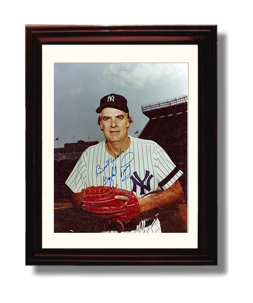 Gaylord Perry - San Francisco baseball Hall of Fame pitcher Wall Art 8x10 Beveled Frame wall art print – Baseball Wall Art decor